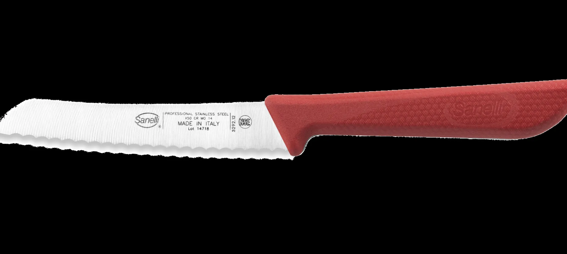 COLTELLO POMODORO CM. 12 ROSSO