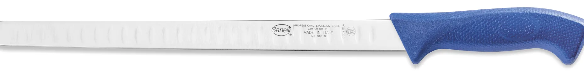 COLTELLO SALMONE OLIV CM.31 AZZURRO