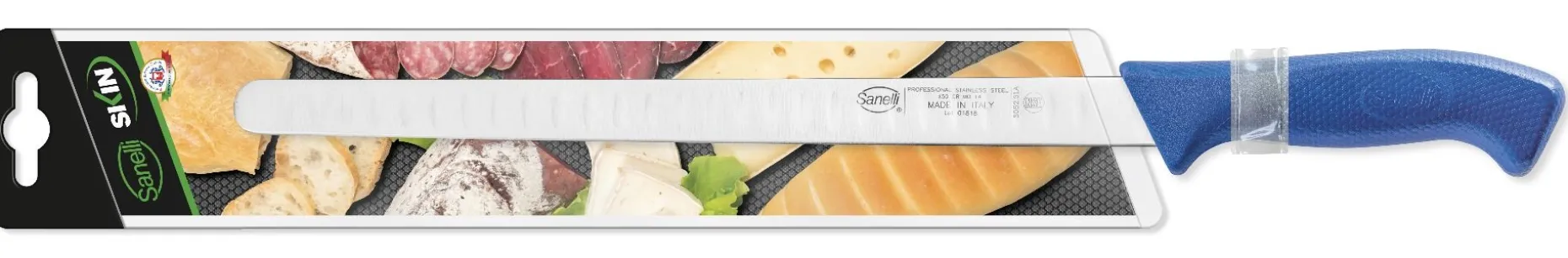 COLTELLO SALMONE OLIV CM.31 AZZURRO