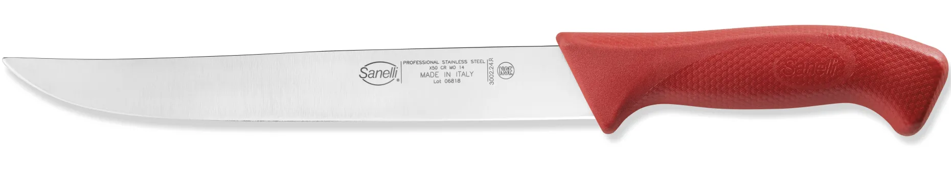 COLTELLO ARROSTO CM.24 ROSSO