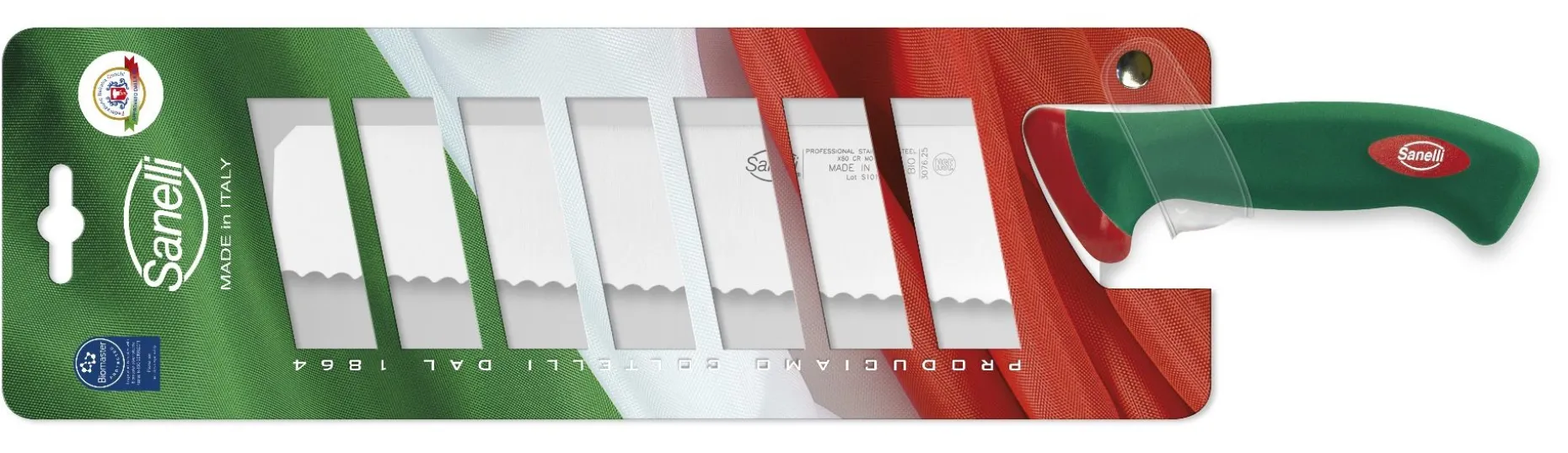 COLTELLO CIOCCOLATO SEGHETTATO CM.25