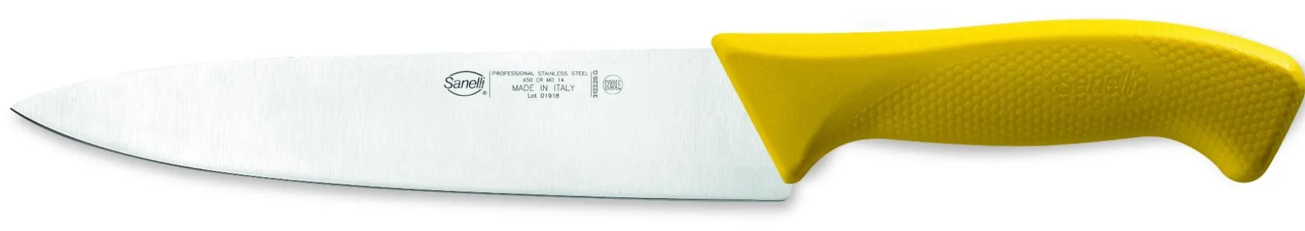 COLTELLO CUCINA CM.20 GIALLO
