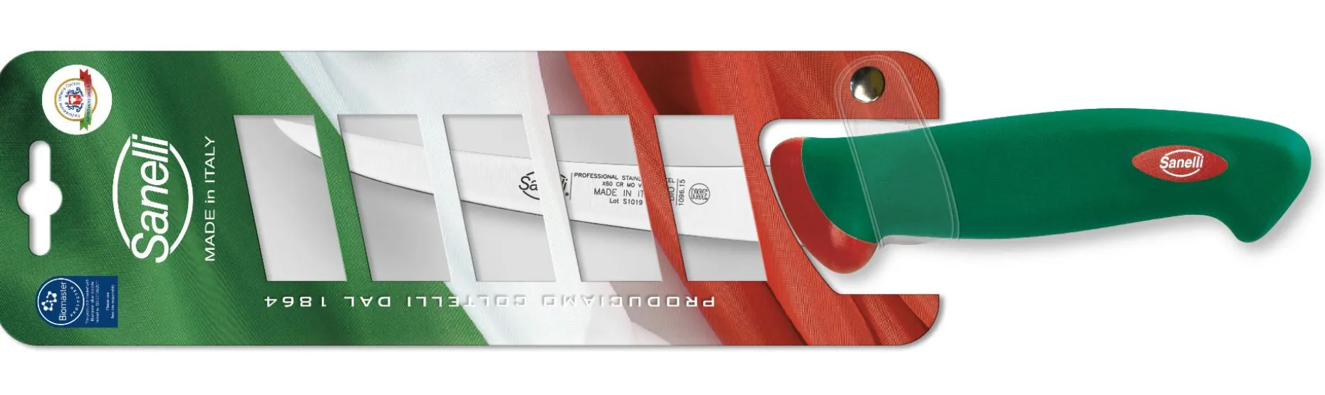 COLTELLO DISOSSO CURVO STRETTO FLESSIBILE CM.15