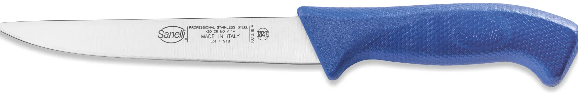 COLTELLO FILETTARE CM.18 AZZURRO