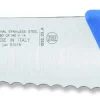 COLTELLO FRANCESE SEGHETTATO CM.22 AZZURRO