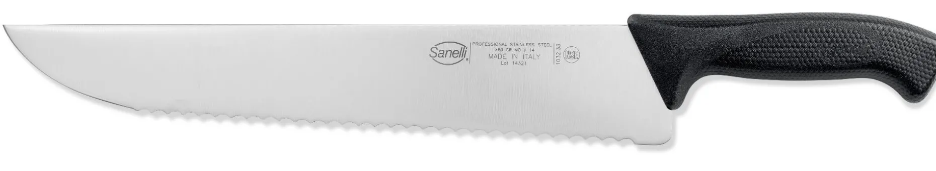 COLTELLO FRANCESE SEGHETTATO CM.33