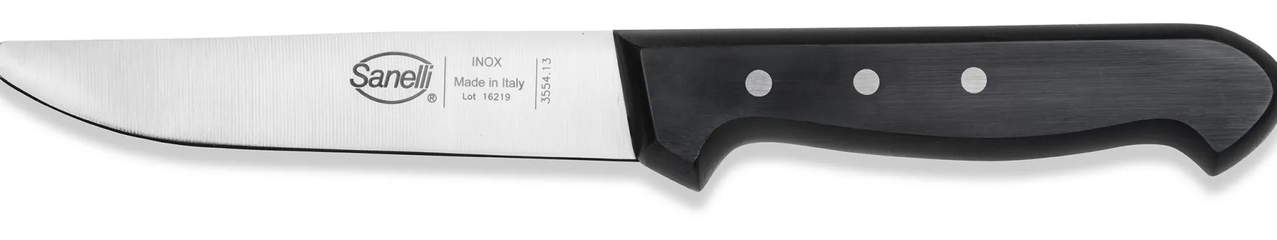 COLTELLO LAMA LISCIA PUNTA TONDA CM.13