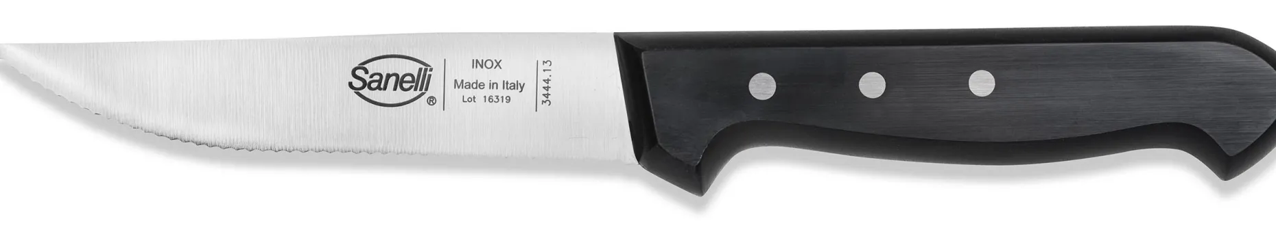COLTELLO LAMA SEGHETTATA CM.13