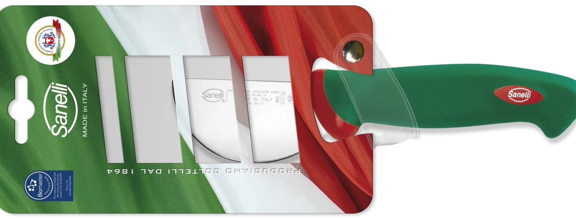 COLTELLO PIZZA - FARINATA CM. 18