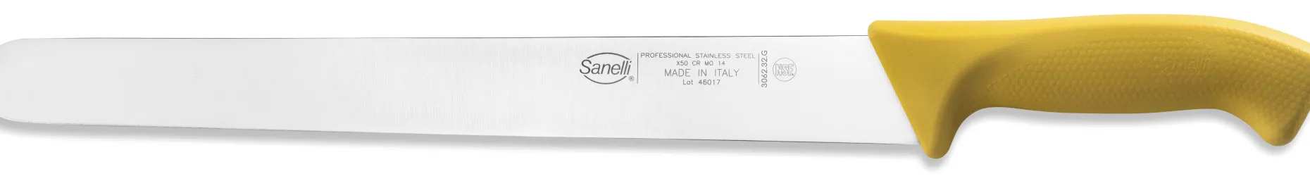 COLTELLO PROSCIUTTO CM.32 GIALLO