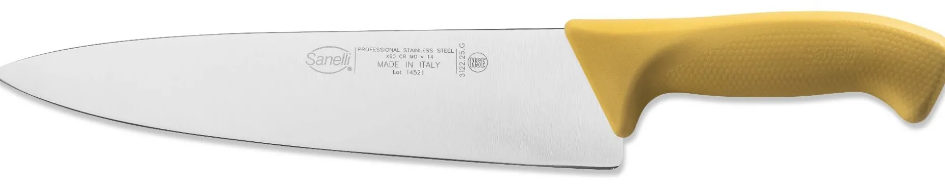 COLTELLO TRINCIANTE CM.25 GIALLO