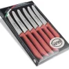 CONFEZIONE 6 PZ. TAVOLA ROSSO