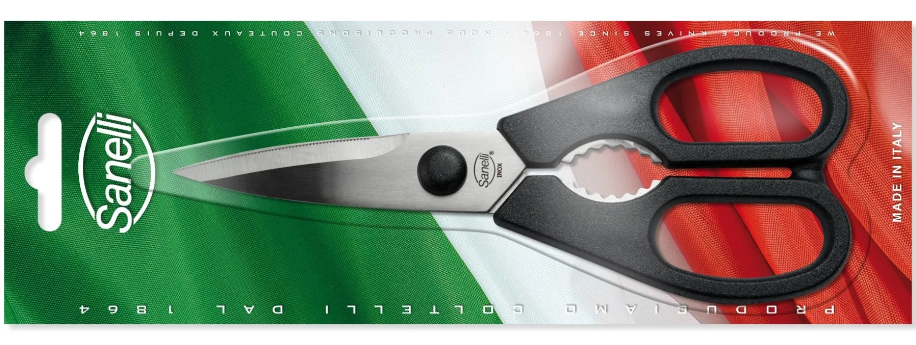 FORBICI CUCINA INOX SMONTABILE MANICO NYLON